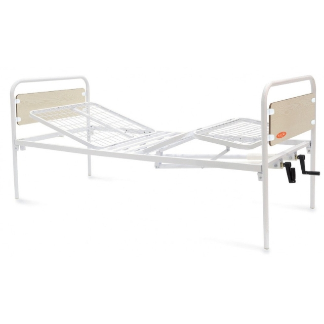 Letto da degenza a 2 manovelle Ibisco