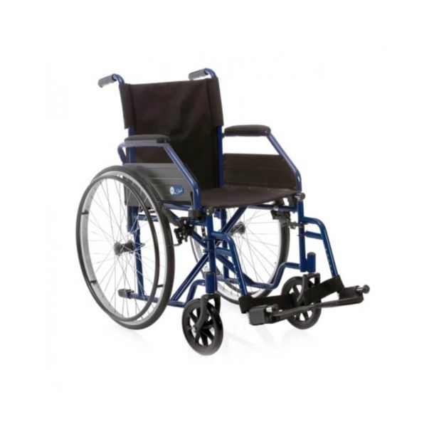 Carrozzina pieghevole di colore blu Moretti Start